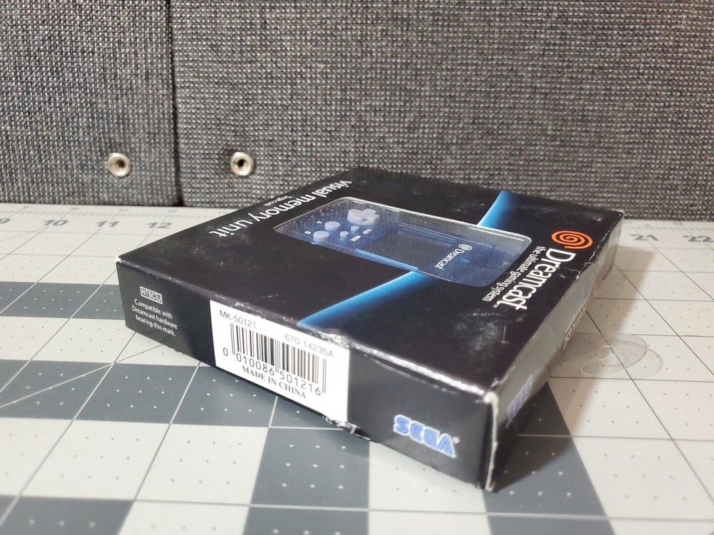 Sega Dreamcast Blue VMU Card (Visual Memory Unit) CIB Open Box NEW