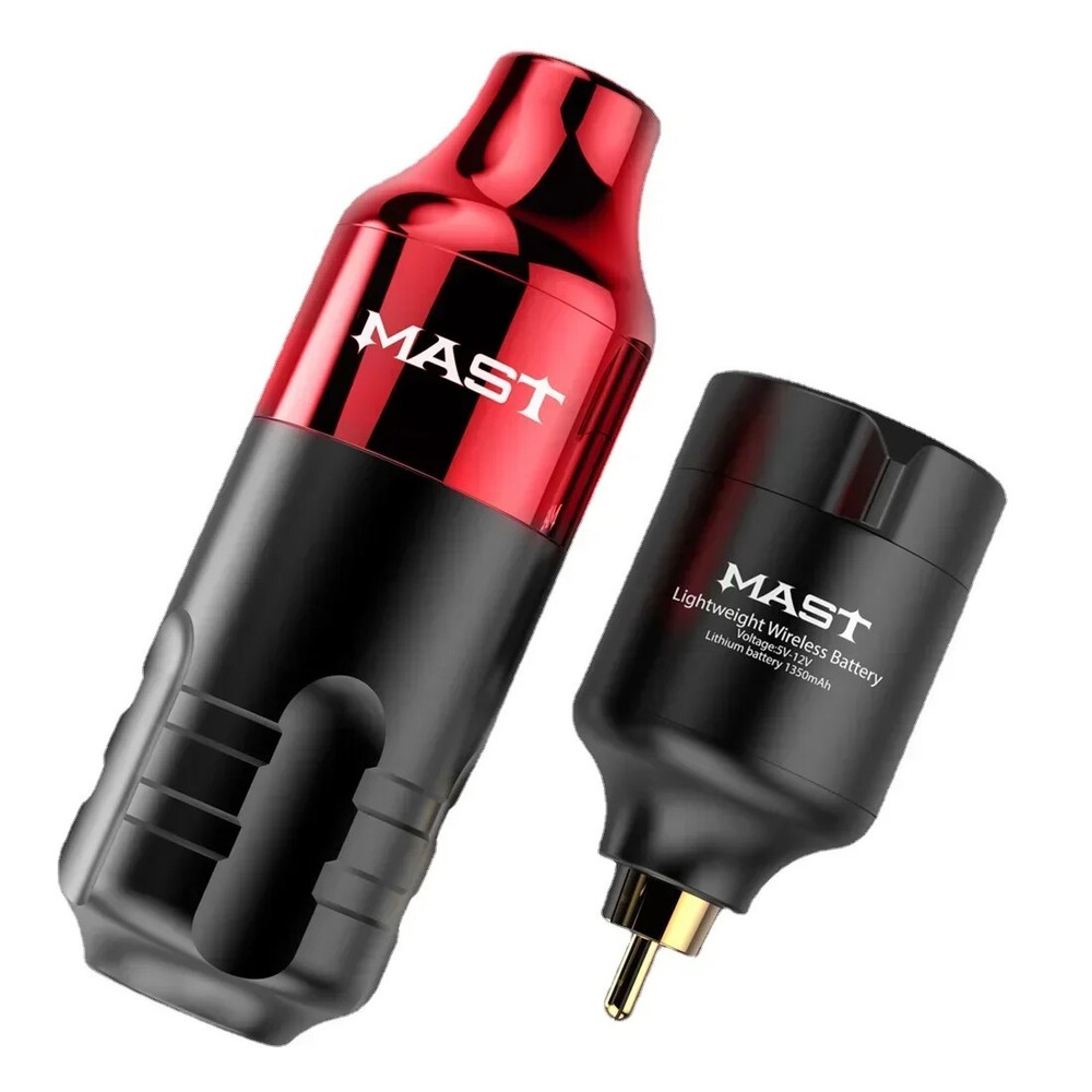Tattoo Pen Machine Permanent with Wireless Fast Charge Rechargeable Battery Set