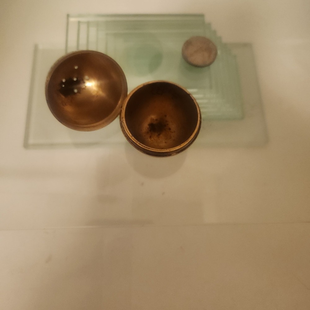 Vintage Brass & Enamel incense Burner