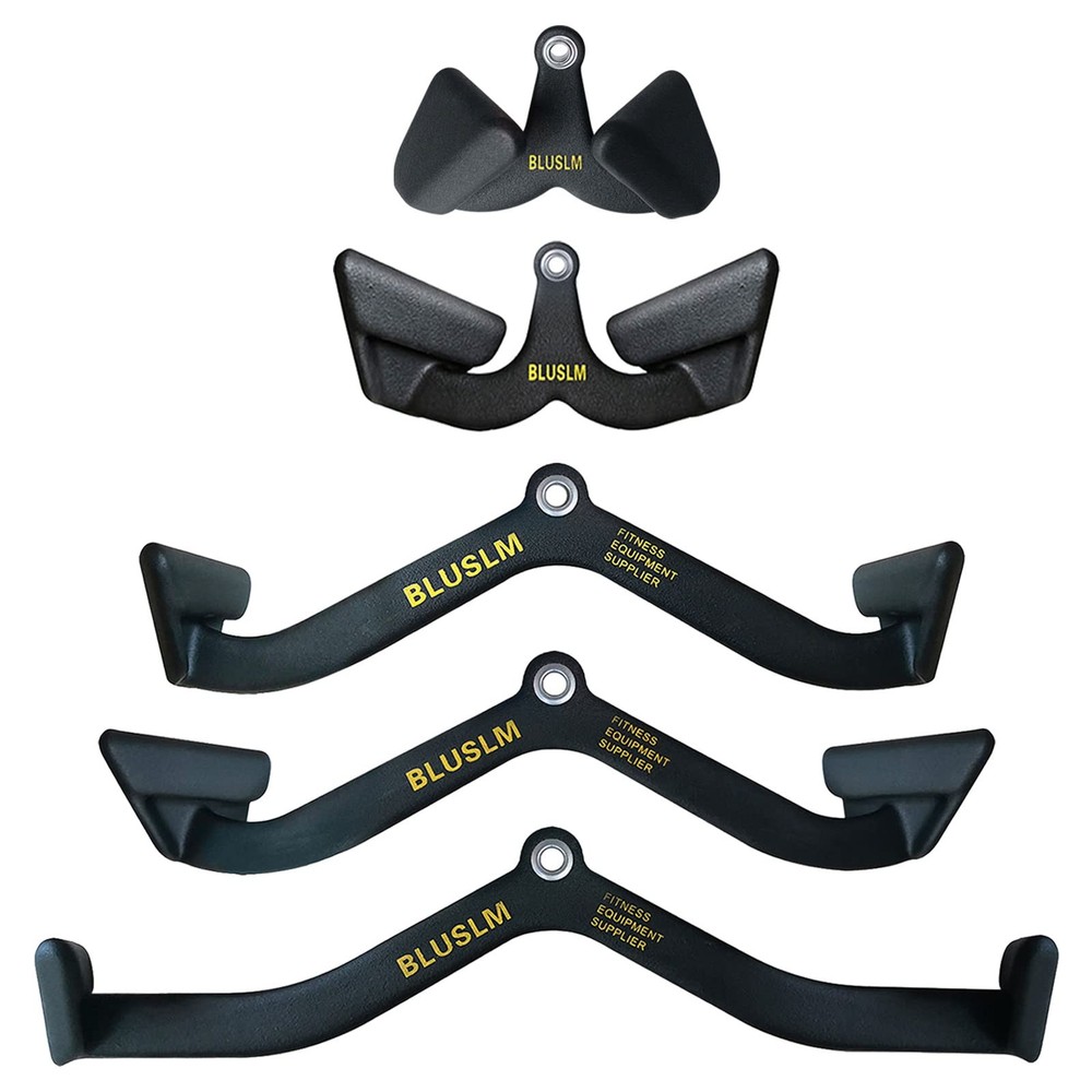 LAT Pull Down Bar for Cable Machine, LAT Pulldown Attachments Tbar Vbar Cable...