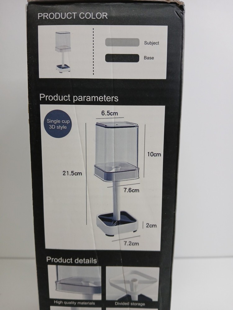 Toothbrush Holders for Bathrooms Covered Toothbrush Stand Toothpaste