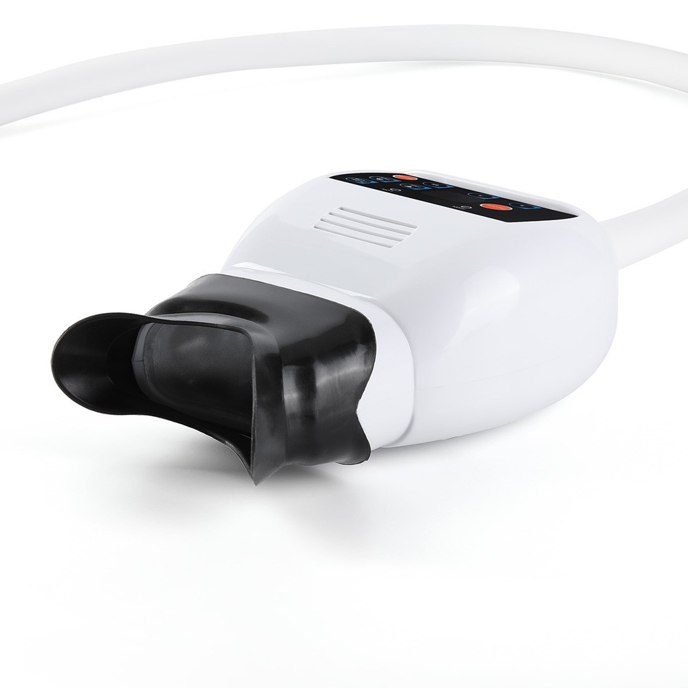 Dental Mobile Teeth Whitening Machine LED Light Bleaching Lamp+2 Goggles
