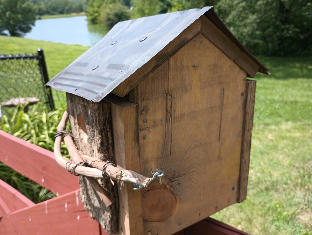Rustc Handmade BIRDHOUSE using Recycled/Reclaimed Material