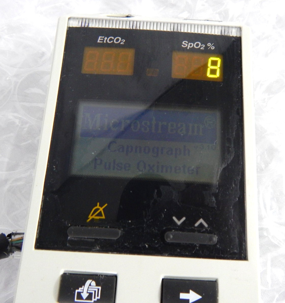 ORIDION MICROCAP PLUS HANDHELD CAPNOGRAPH S/N 105