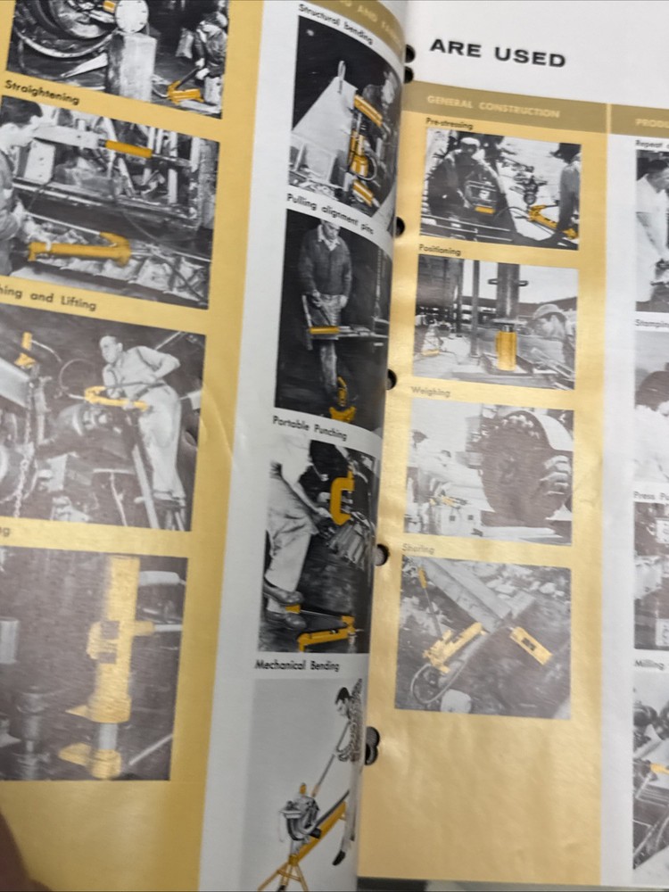 Vintage Blackhawk Tools Enerpac Catalog 🇺🇸 Excellent