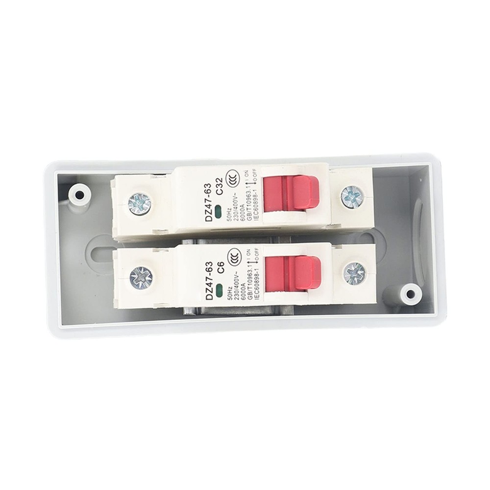 2 Way Distribution Box Circuit Breakers with Waterproof Distribution Case Dis...