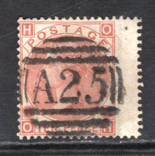 M15632 Malta 1867 SGZ72 - 10d red brown.