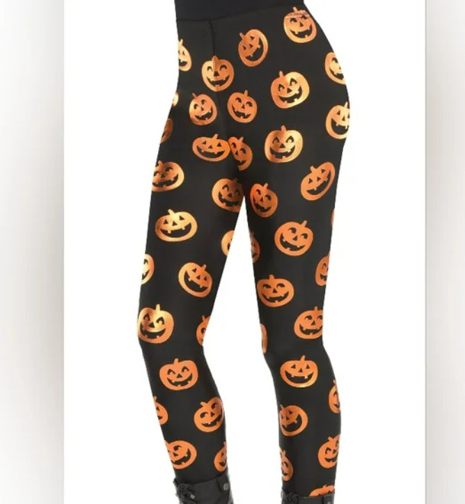 Pumpkin Leggings Halloween Accessory