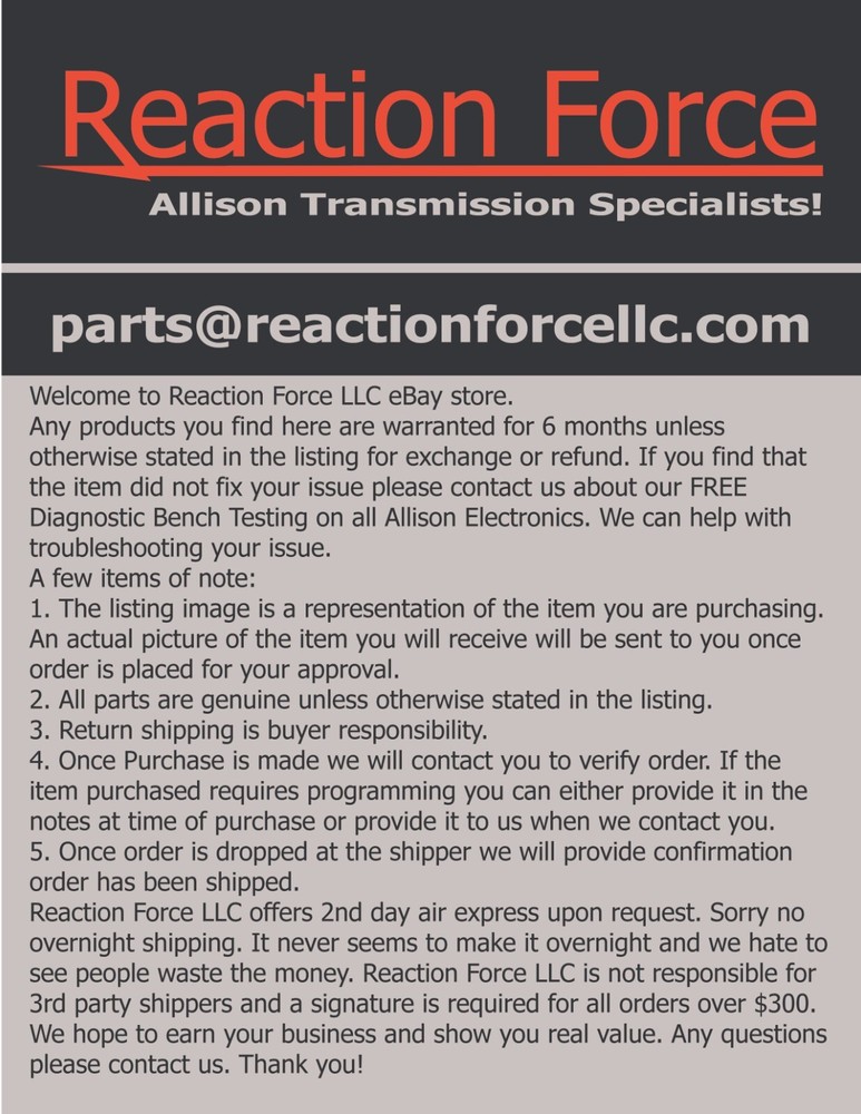 Allison Transmission Relay Box 29509886