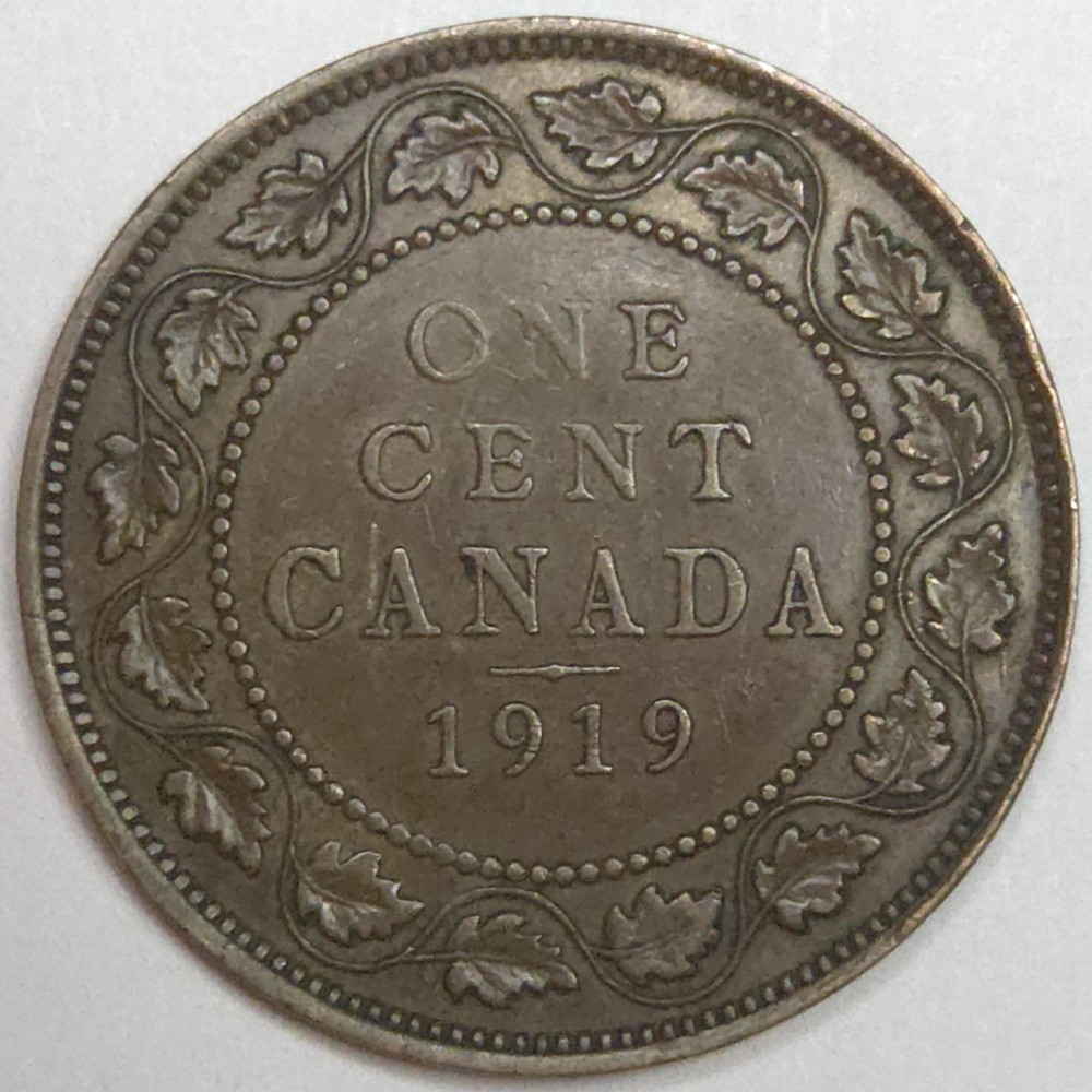 1919 Canada Large One Cent (Lot#1)
