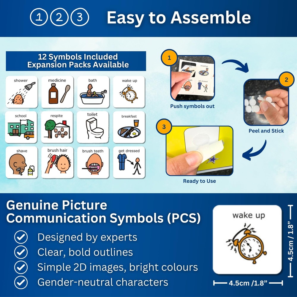 Plastic Visual Morning Routine English