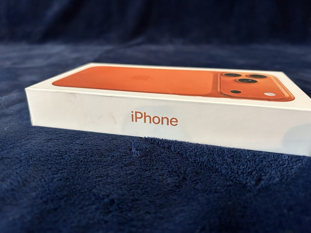 iPhone 17 Pro Max BOX Only- Cosmic Orange