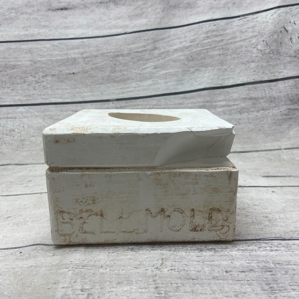 Vintage 1975 Bell Mold Ceramic Casting Mold Egg Box #1046