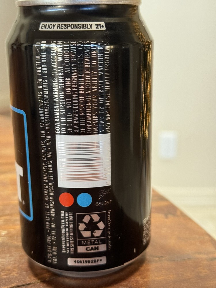Texas Tech Bud Light - limited edition empty Beer Can - Bottom Opened - Guns Up!