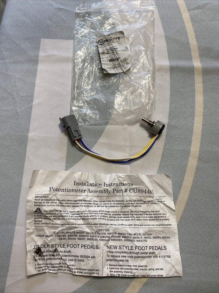 Unisource CU894461 - Potentiometer Assembly