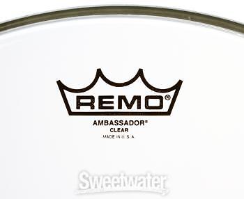 Remo Ambassador 4-pc Tom Pack - 10"/12"/14"/16" - Clear