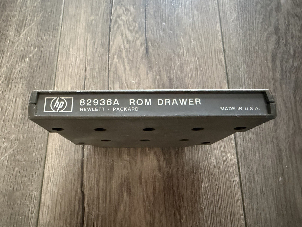 Hewlett Packard 82936A ROM Drawer 3 ROMS -Matrix/ Advanced Prgm /Plotter Printer