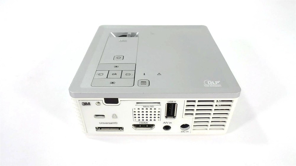 3M MP410 Mobile DLP LED Projector with AC Adapter - Display Timer : 150 Hours