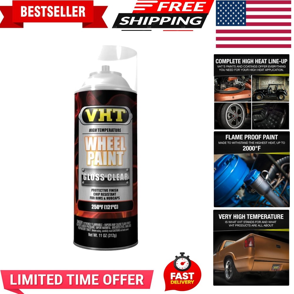 Clear Coat Wheel Paint Can - 11 oz, Gloss Clear