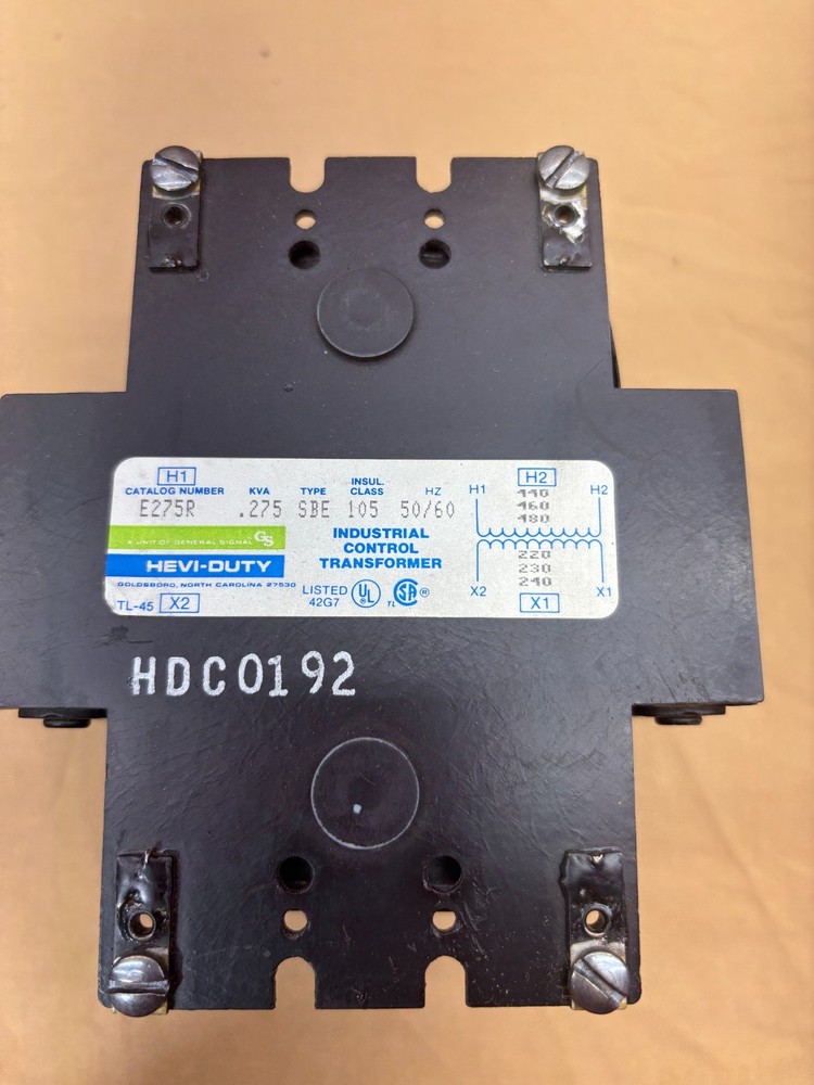 Hevi-Duty E275R Transformer SBE Industrial Control