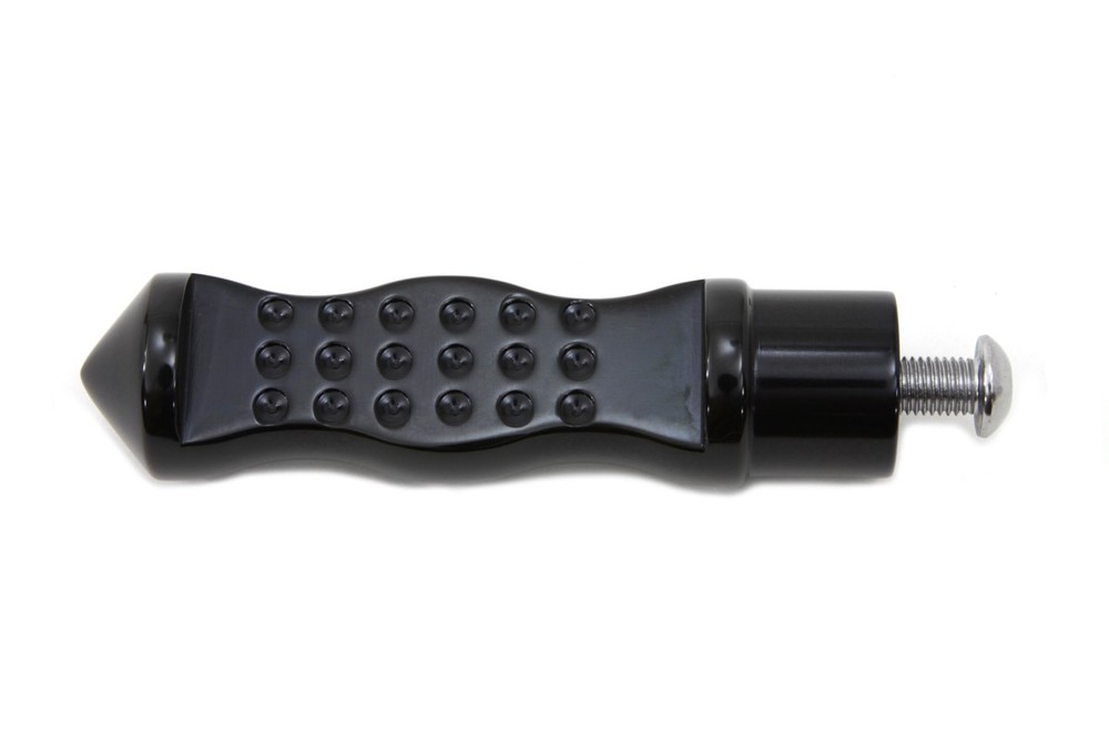 Black Form Factor Shifter Footpeg Druid Style fits Harley Davidson