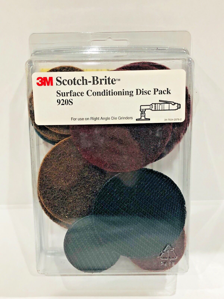 3M Scotch-Brite 2" / 3” Surface Conditioning Disc Sample Pack With Disc Holders
