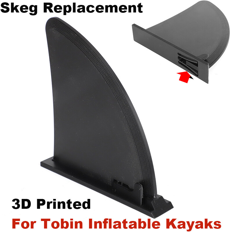 For Tobin Inflatable Kayaks Skeg Support Bracket Replacement - 3D Printed PLA US