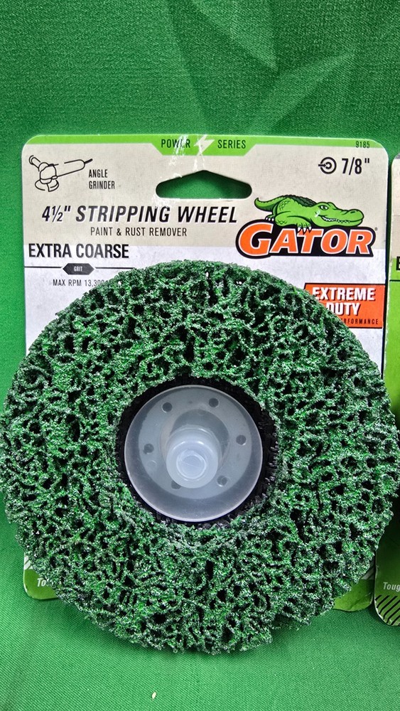 Gator 4-1/2" Stripping Wheel 9488GA & 9185 Bundle NEW (D6)