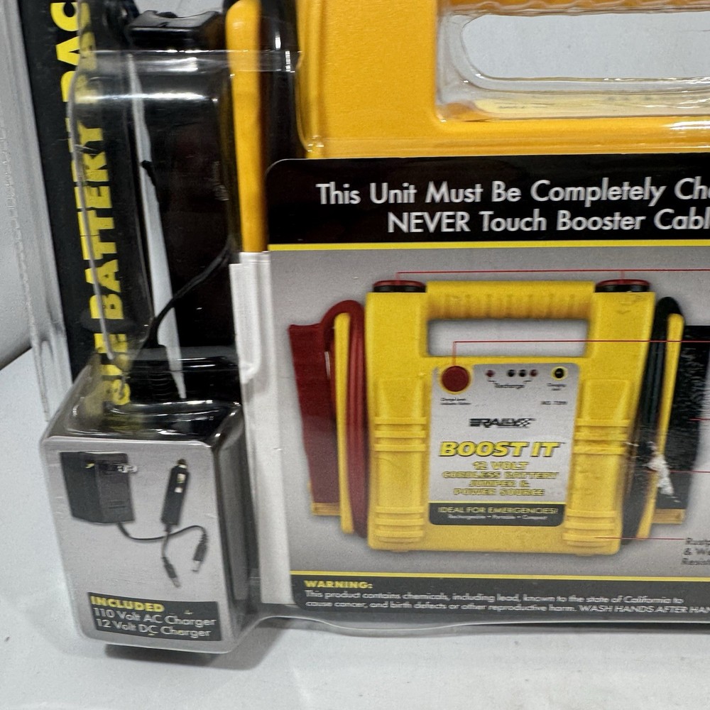 Rally Boost It 12 Volt Cordless Battery Jumper & Power Source #7399
