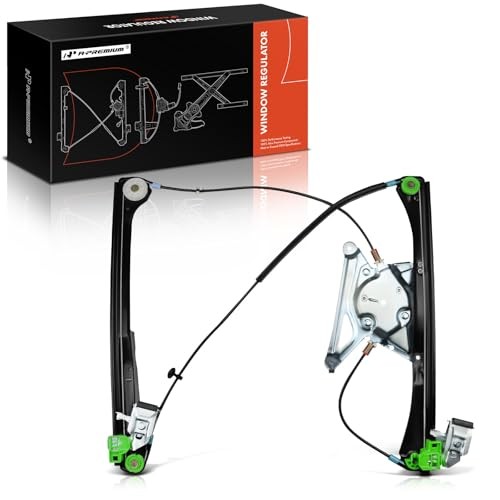 Power Window Regulator without Motor Compatible with Audi Front Passenger(RH)