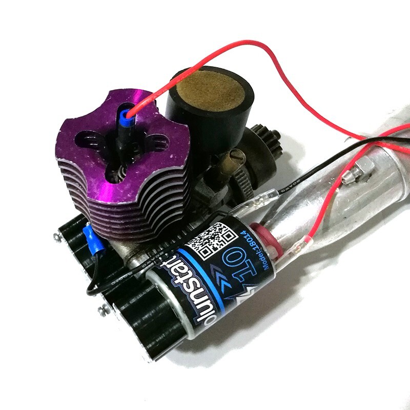 1/10 Nitro RC E-Starter for HSP 94188 94122 94155 94166 94177 Pull Start Replace