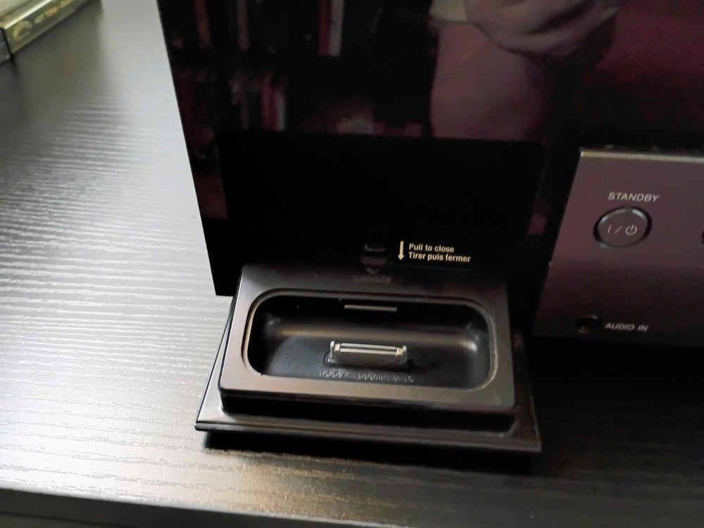 Sony CMT-MX500i Desktop Micro System W/ iPod Dock Deck Only