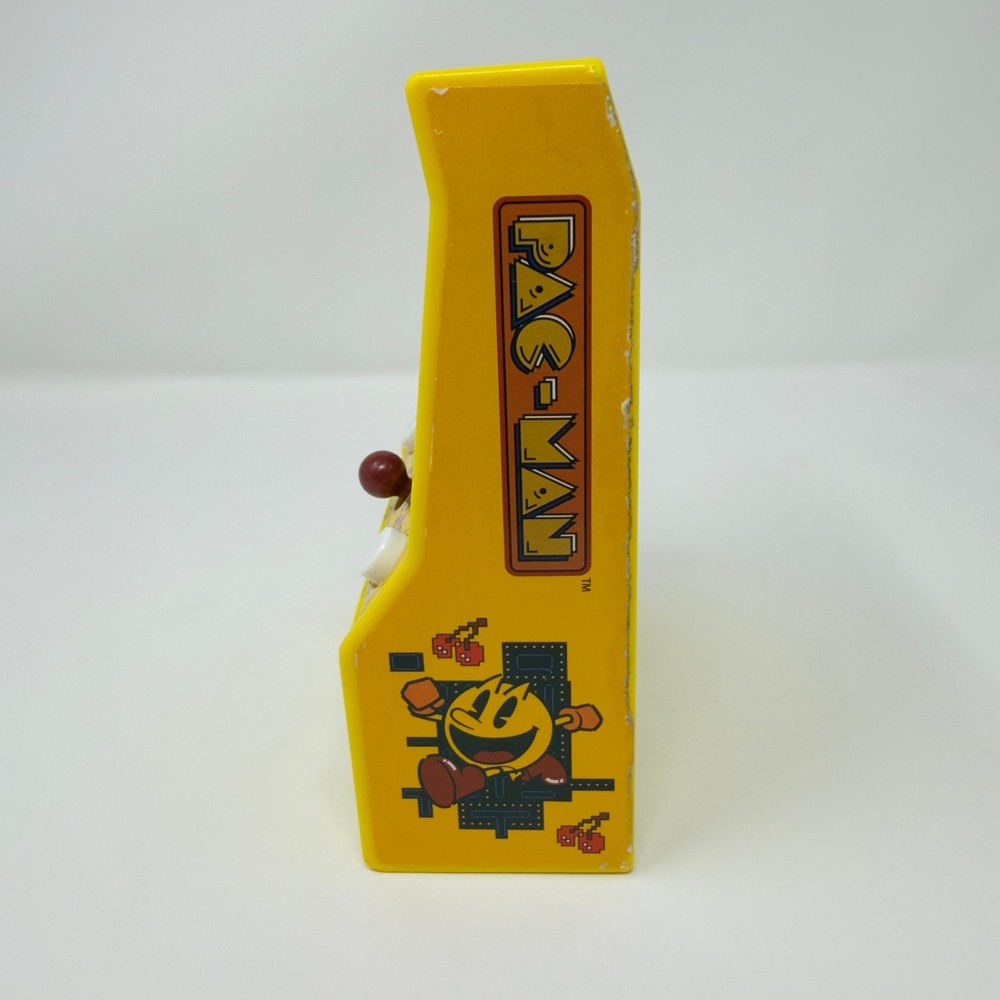Pac-Man Mini Arcade Game Basic Fun Retro LCD Handheld Tested Working Used