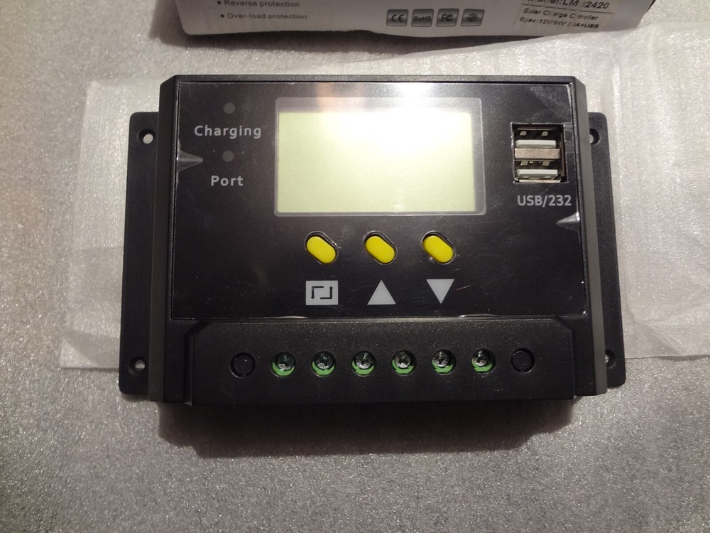 PWM 12V/24V 20Amp Solar Charge Controller