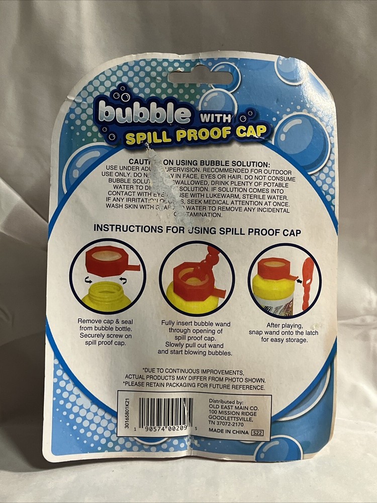 Spill Proof 8oz Bubbles Orange