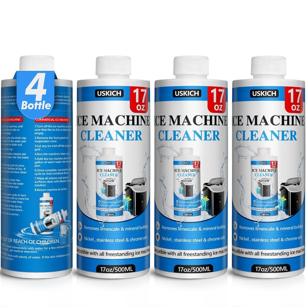 Ice Machine Cleaner Descaler Tablets-36Pack Ice Maker Cleaner Compatible W/