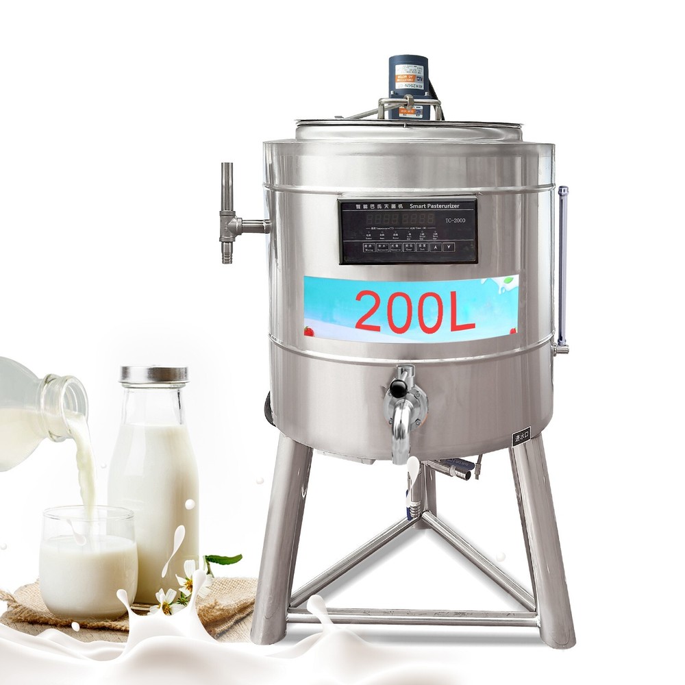 Kolice 200L Commercial Pasteurization Machine Pasteurizer for Milk Coffee Juice