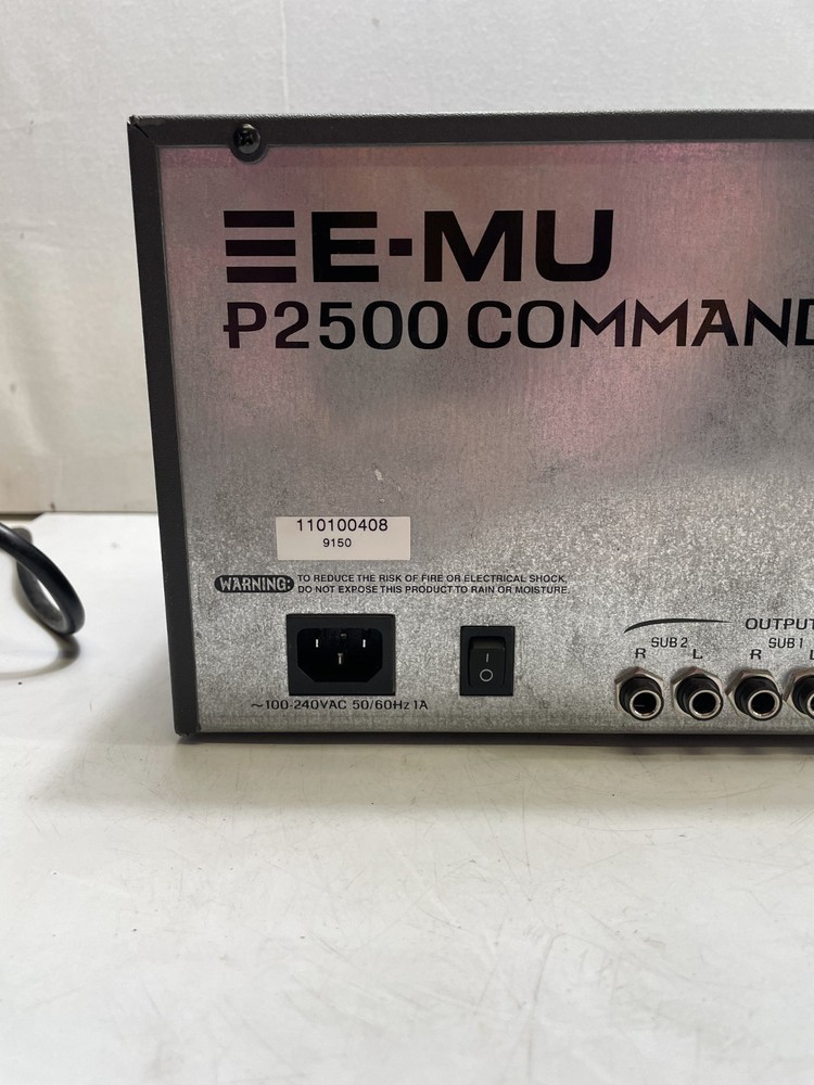 E-MU Proteus 2500 P2500 Command Module Digital Sample‑Based Synthesizer