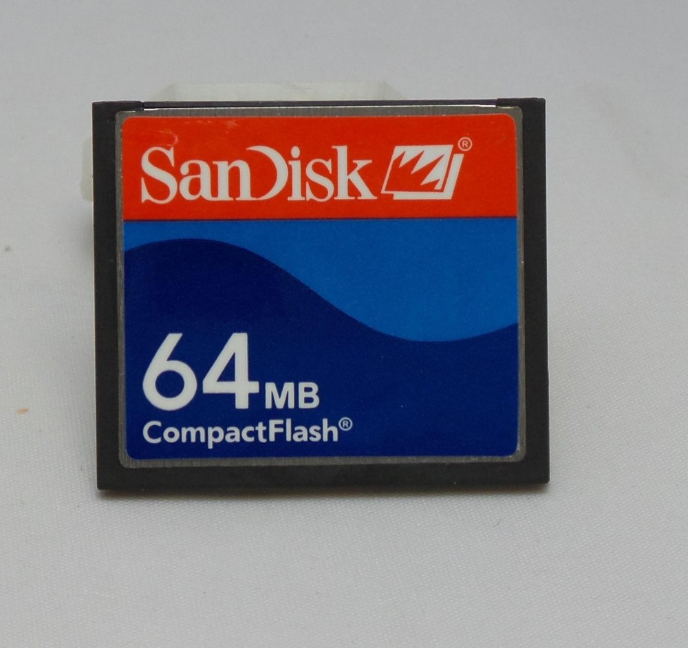 SanDisk 64 MB Compact Flash Card (SDCFB-64-202-00)