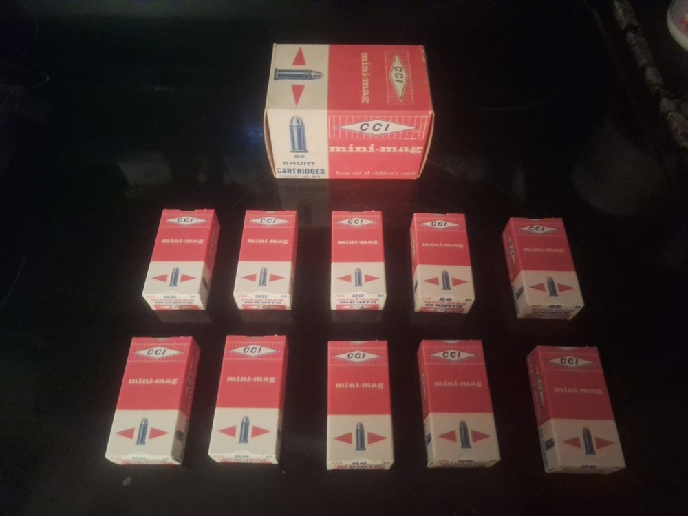 Vintage CCI Mini Mag 22 Short Empty Brick 10 Boxes