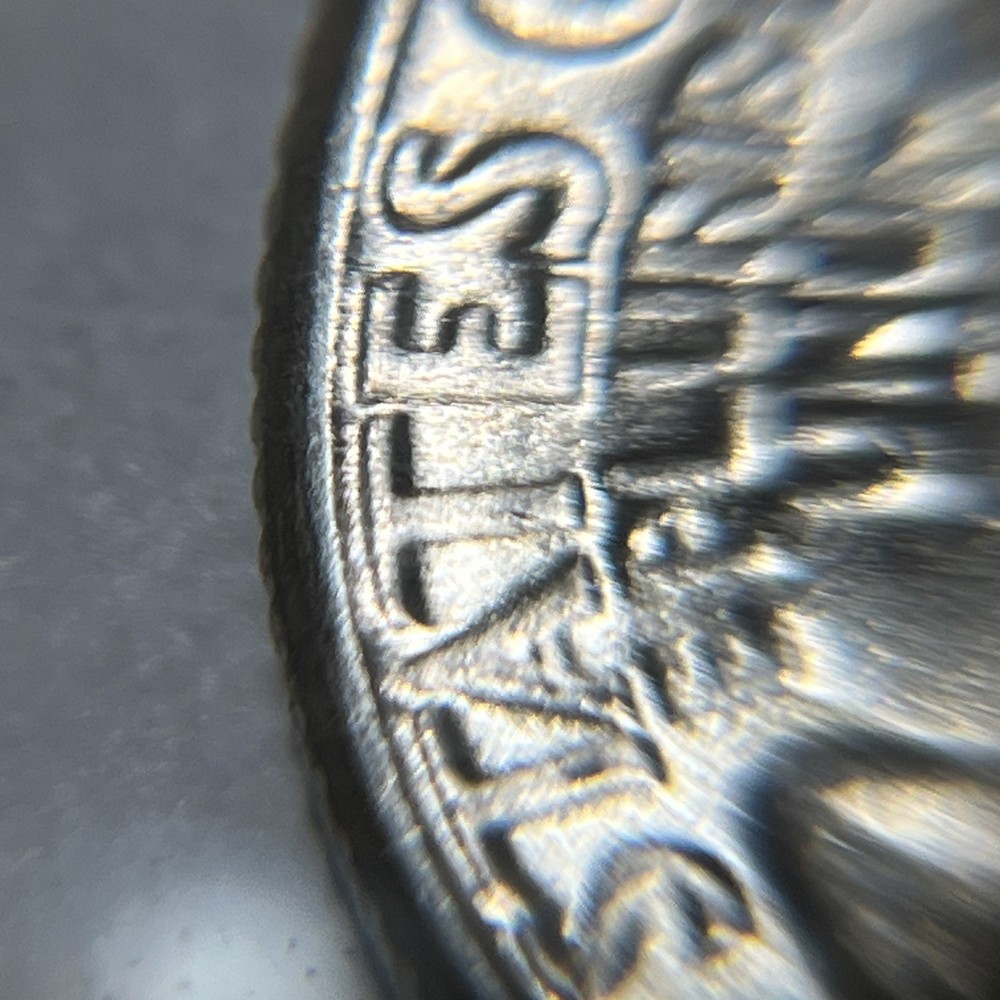 1956 Washington Silver Quarter Errors DDR Toning Uncirculated