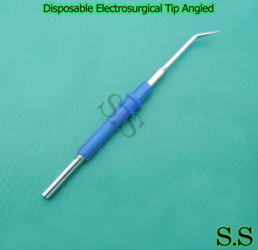Disposable Electrosurgical Pencil Tip Angled, EL-038