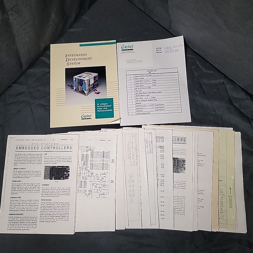 Cactus Logic IDS Microprocessor PROM Programmer EPROM Test Boards TIU 200 IDE