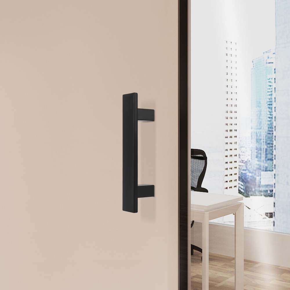 H-shaped Stainless Steel Sliding Door Handle, Double Sided Push Pull Door Handle