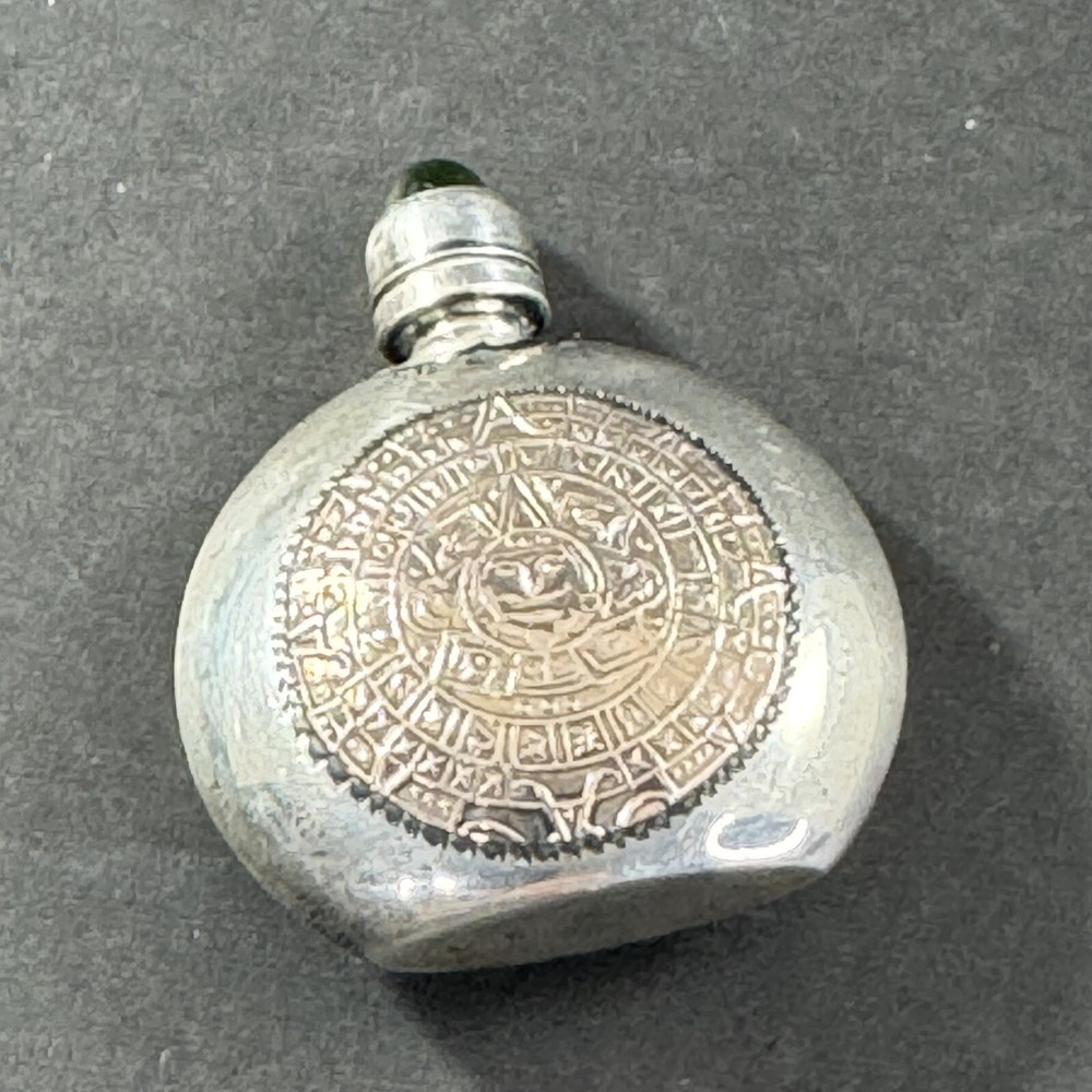 Vintage Ormex Sterling Perfume Bottle/Flask, Mexican designed ‘40-50s