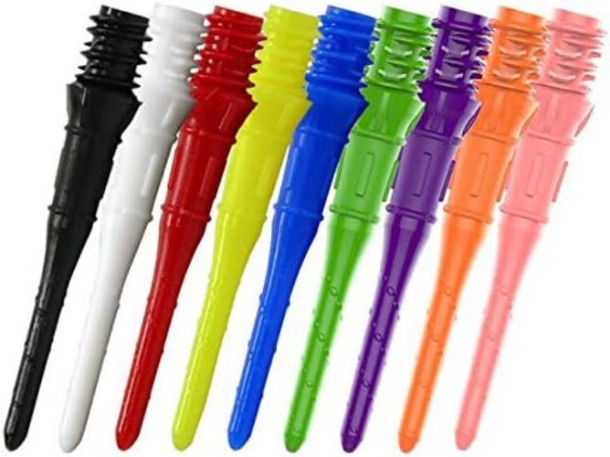 Durable Japanese Soft Tip Dart Points, 30 Count – Fits Standard 2BA Threads