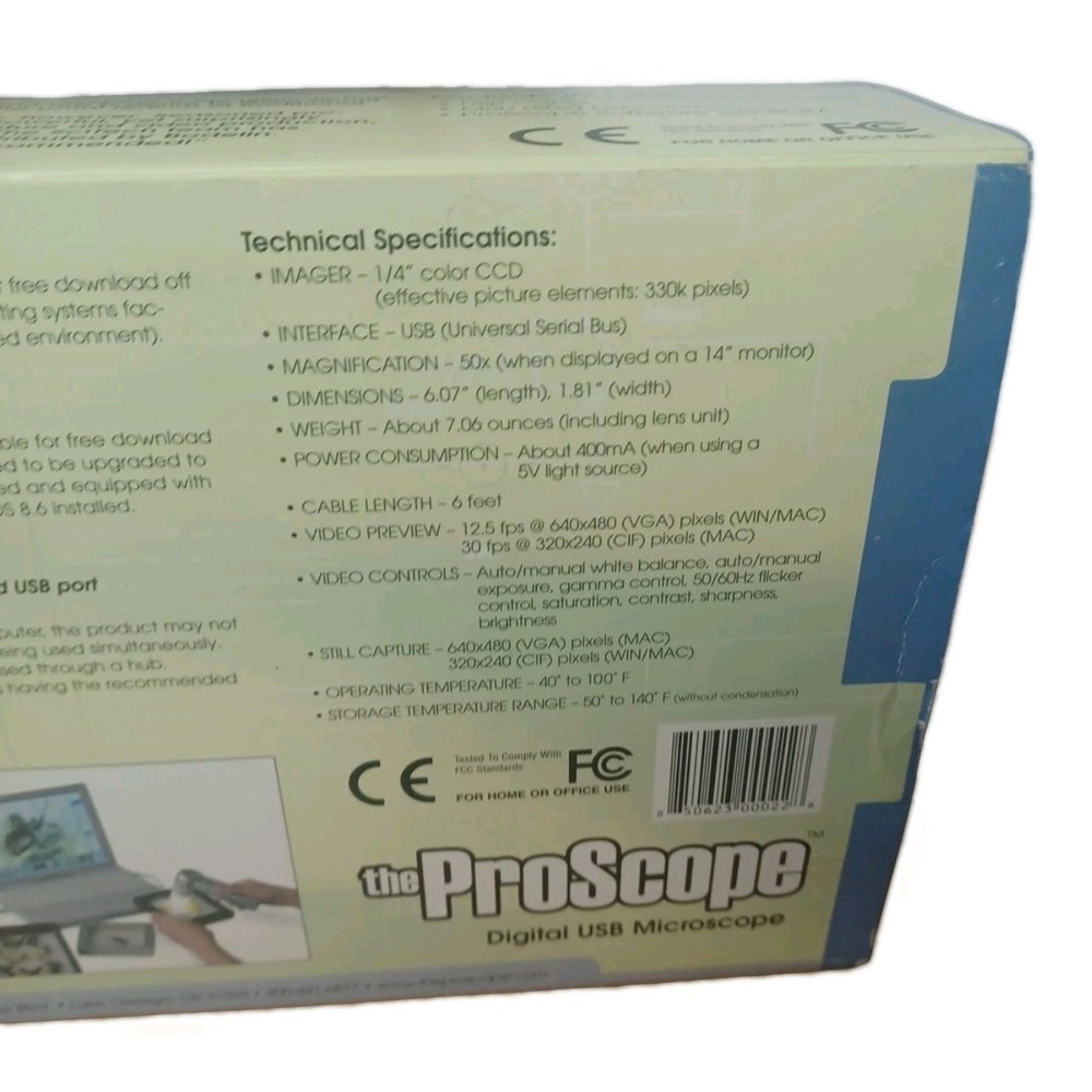 Scalar "The ProScope" Handheld Digital USB Microscope M2 UM02-SUZ-01