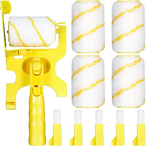 9 Set Paint Edger Combo Kit Paint Edger Roller Brush Multifunctional Handheld