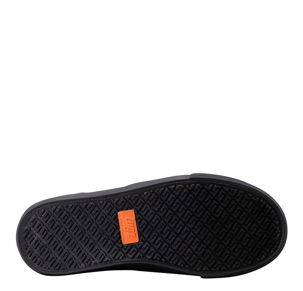 Lugz Lear Slip-Resistant Classic Work Sneaker 9.5 Black