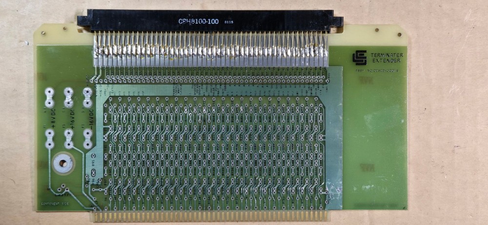 CCS Vintage Terminater Extender Computer Extender Board - Untested